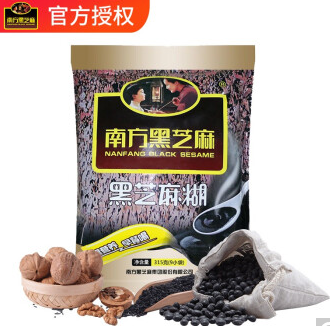 4.9元包邮！南方 黑芝麻糊 315g