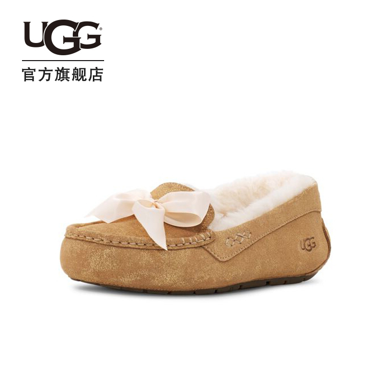 UGG2021秋冬新款女士便鞋经典休闲豆豆鞋