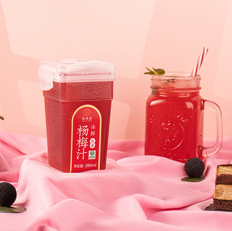 陶奉源冰杨梅汁380ml*6果蔬汁网红饮品孕妇