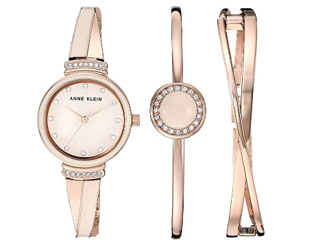 anneklein安妮克莱因ak3292lpst手表手链套装