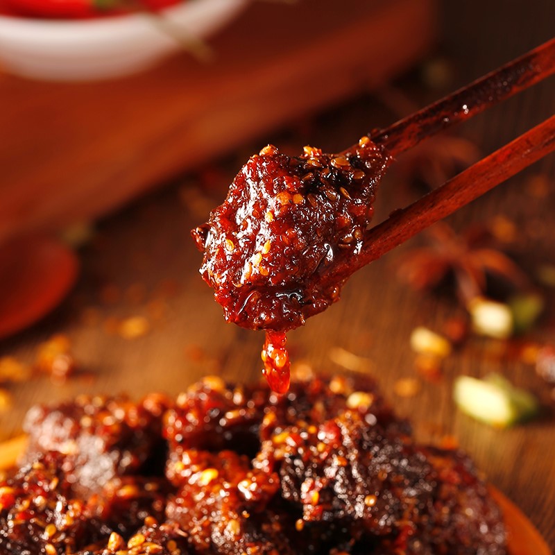 拍2件馋大狮多口味味牛肉粒