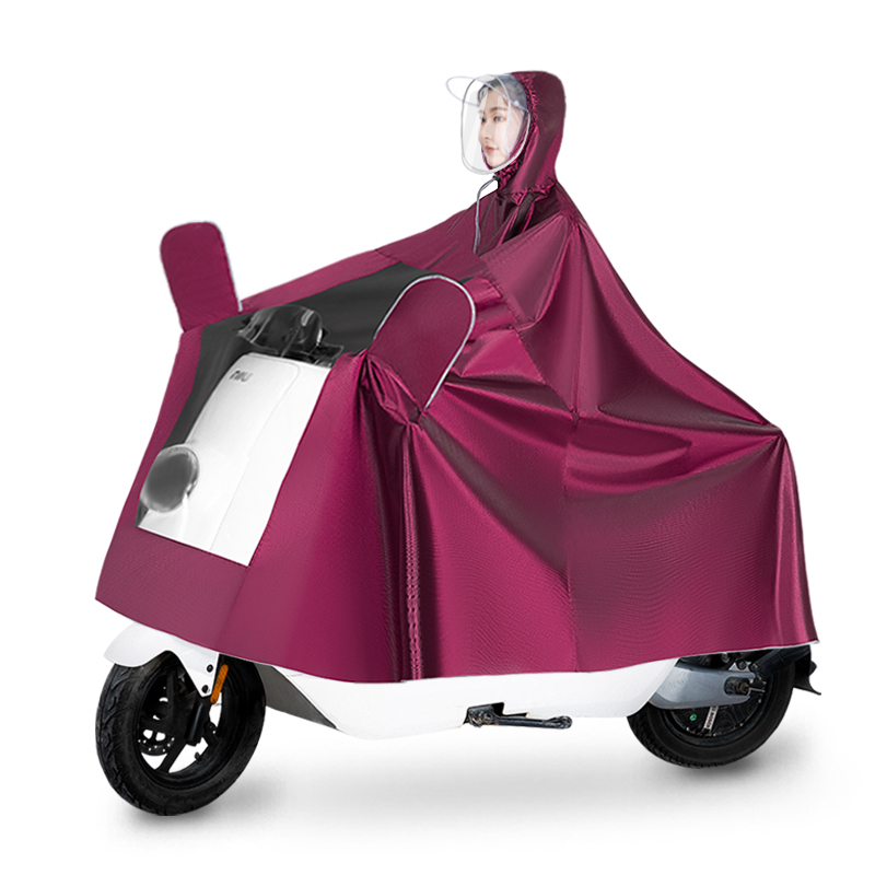 【旺雨】加大加厚提花雨披