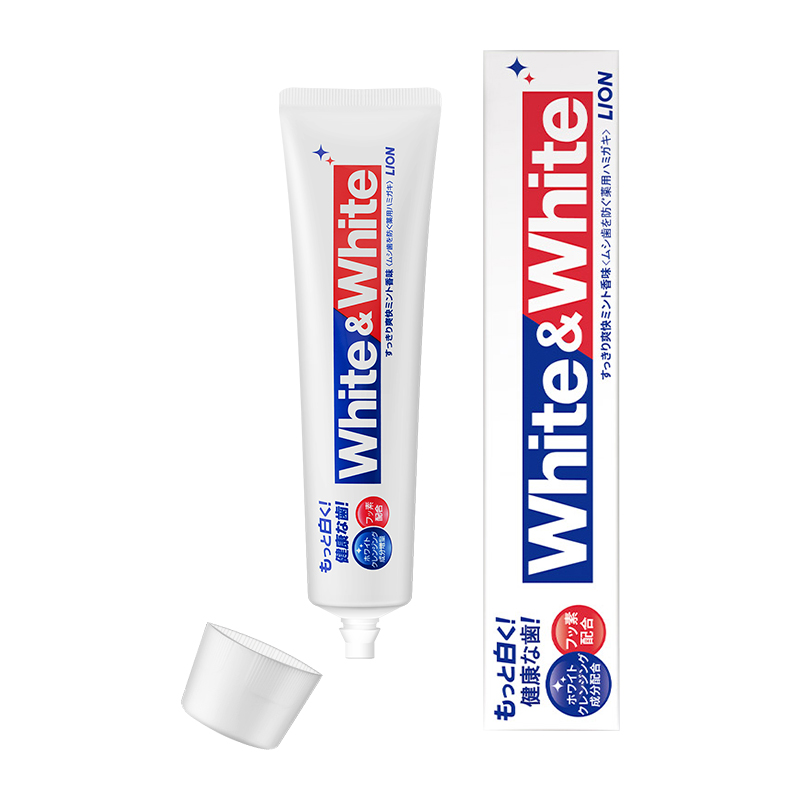 日本进口狮王网红美白牙膏