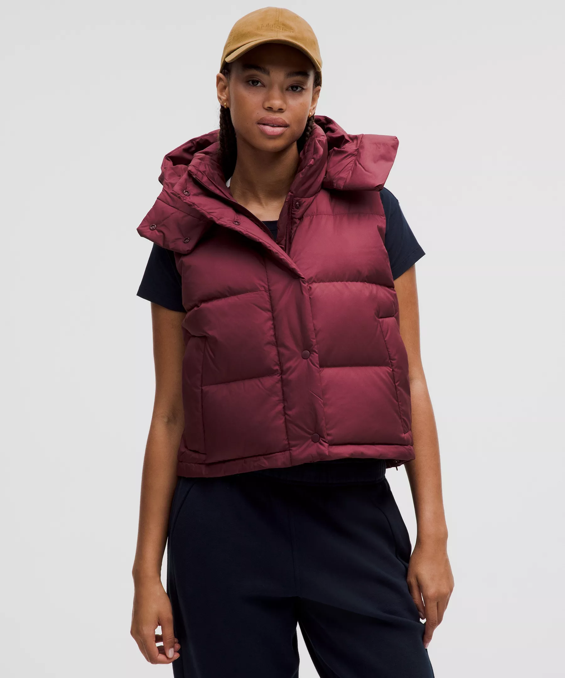 Lululemon Wunder Puff 600-Down-Fill Cropped Vest