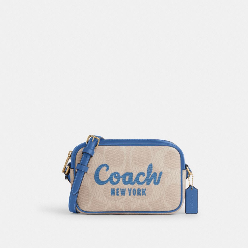 coach mini jamie camera bag in signature canvas with coach print CAB09-IMXIG