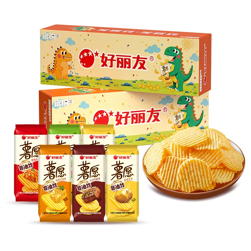 任选3件13.9！薯愿恐龙限量版薯片2包*1盒