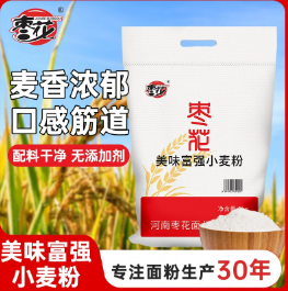 19.9元包邮！枣花  小麦麦芯中筋面粉 10斤