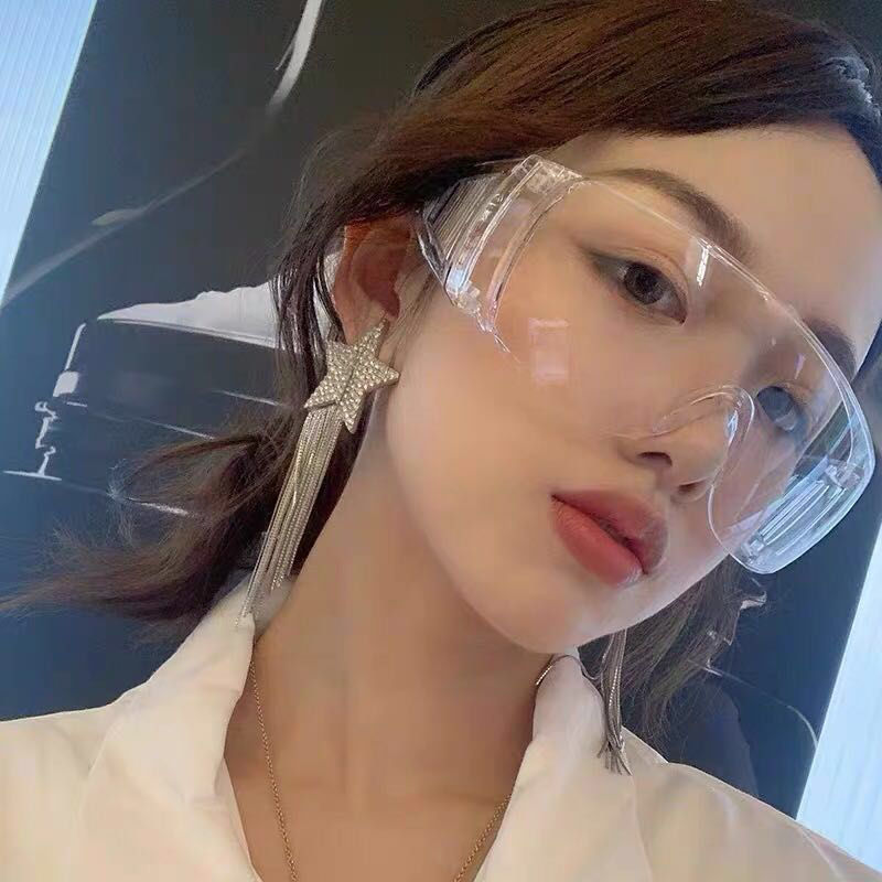 【可签到】男女防飞沫喷溅物护目镜透明/2个