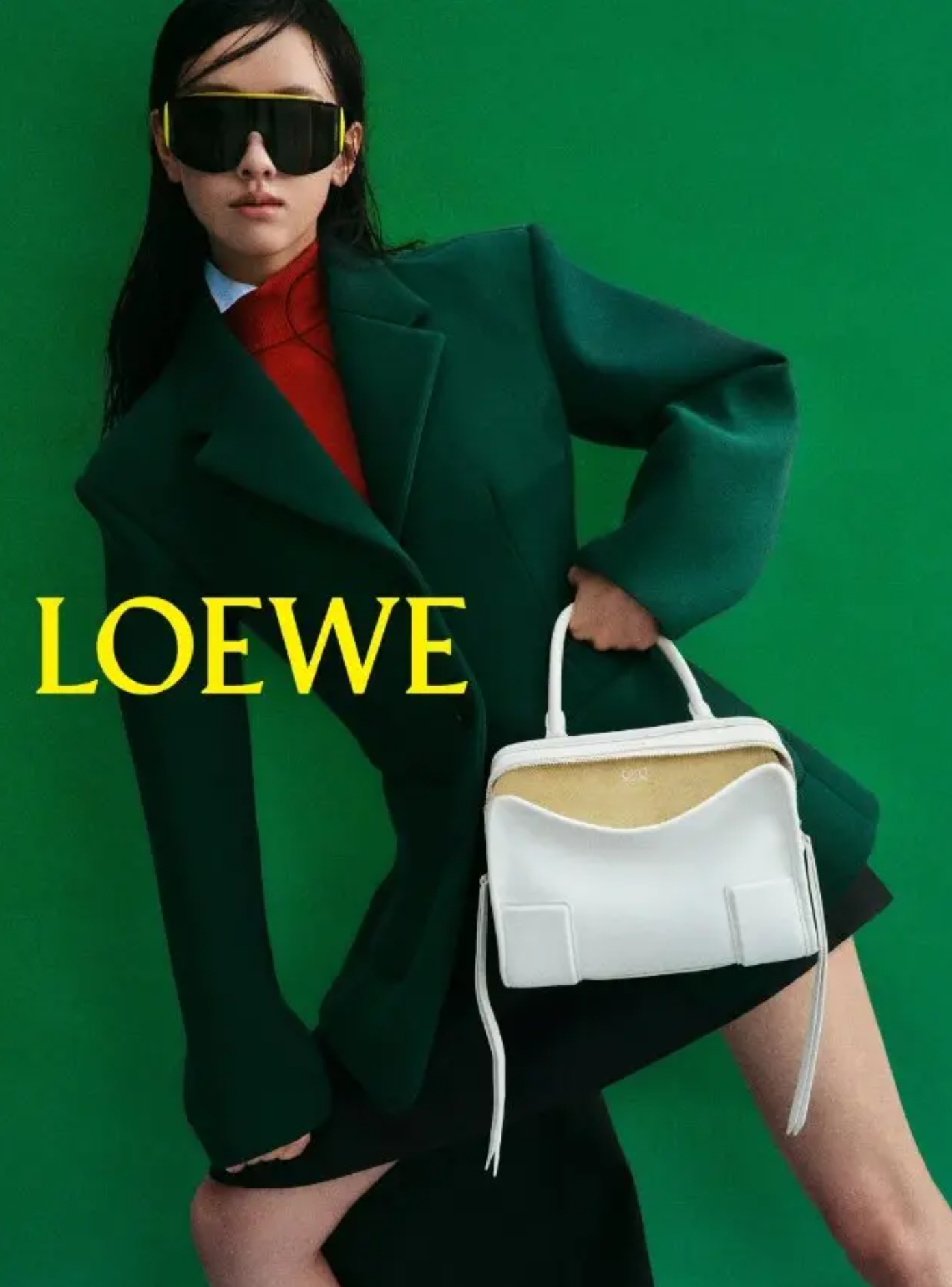 Loewe Amazona 180 handbag in slouchy leather finish