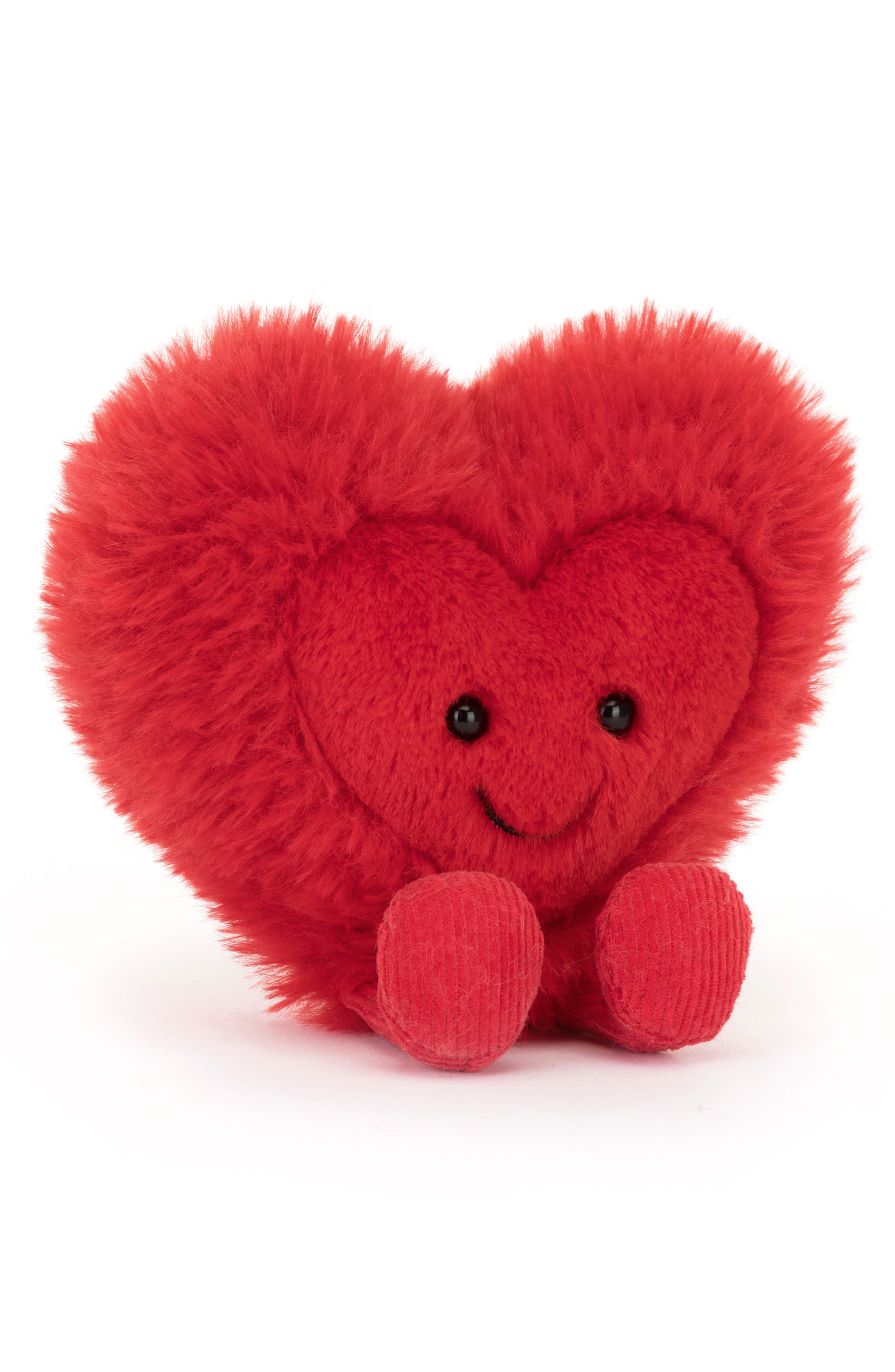 Jellycat Little Amusable Beatie 爱心 Red