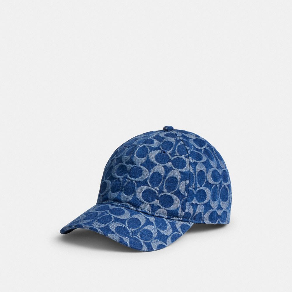 coach signature denim baseball hat CZ925-DEN