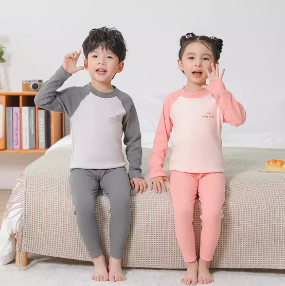 19.9元包邮！儿童德绒半高领保暖套装