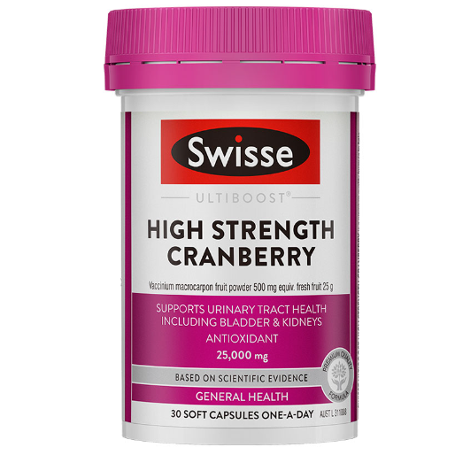 59元包邮！Swisse 斯维诗 高强度蔓越莓胶囊 25000mg*30粒