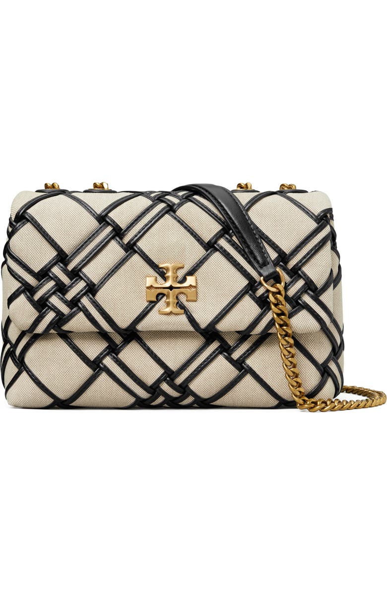 Tory Burch Small Kira Woven Canvas Convertible Shoulder Bag