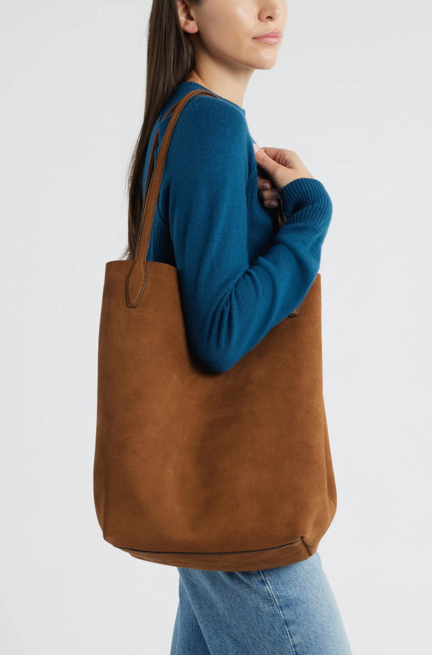 Madewell Oversized Suede Tote Bag