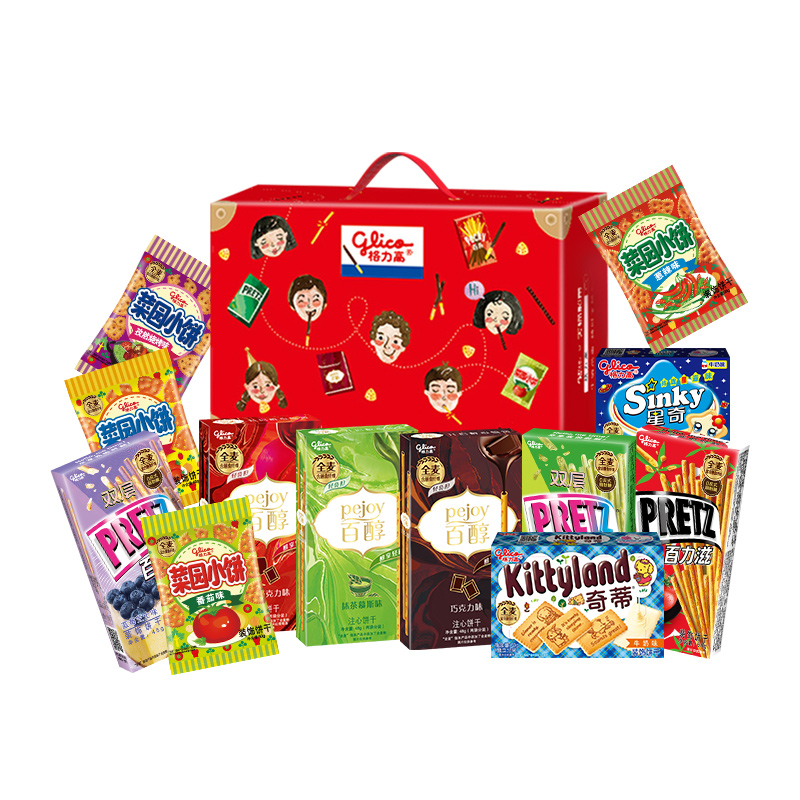 格力高饼干全家福礼盒544g