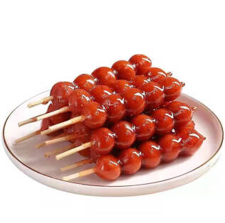 9.9元包邮！华北强 老北京冰糖葫芦18g*20串