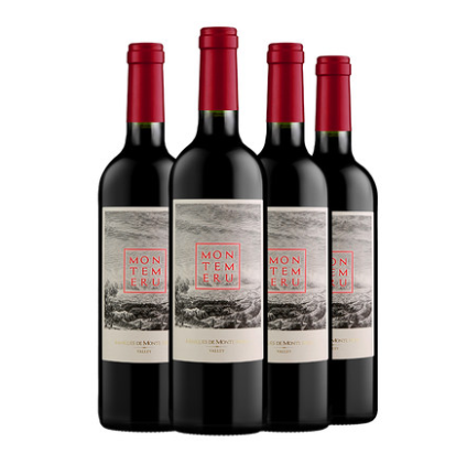24.6元！美禄山 伯爵山谷干红葡萄酒750mL*4支装2