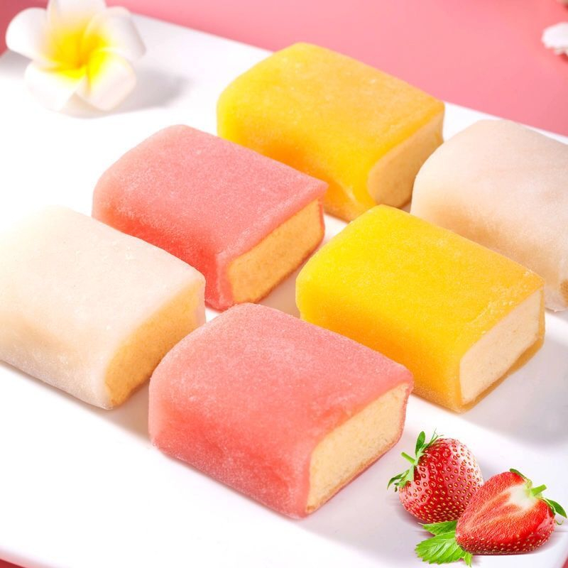【第2件0元！】冰皮麻薯蛋糕350g
