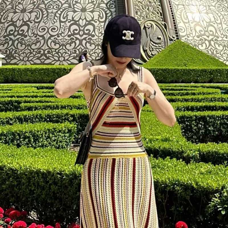 Zimmermann 条纹钩编针织裙美加站15折特惠