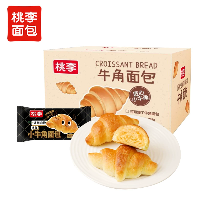 桃李迷你小牛角面包早餐整箱