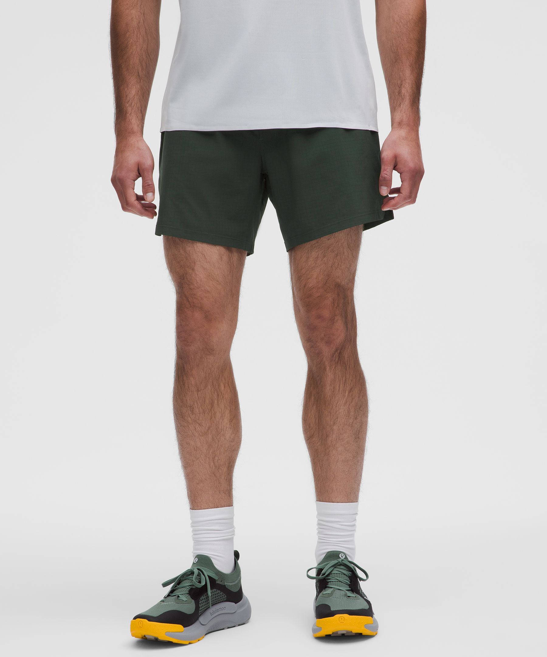 Lululemon Mile Maker Run Crew Ripstop Lined Short 6