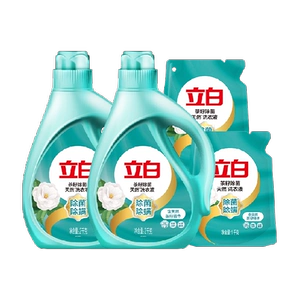 【下拉享补贴】立白洗衣液整箱12斤茶籽除菌除螨6KG