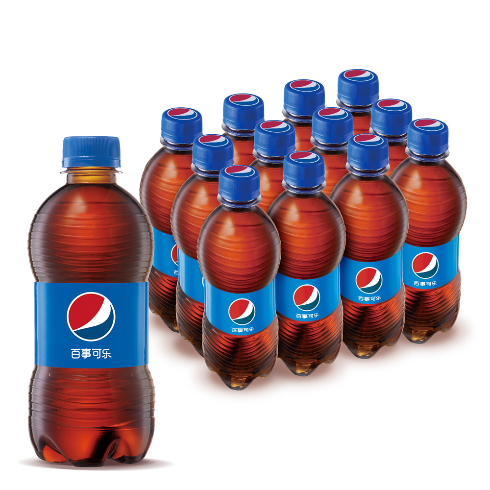 百事可乐无糖7喜美年达饮料300ml*12瓶