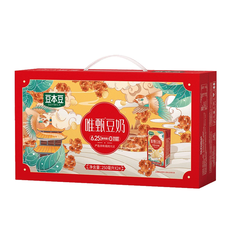 豆本豆唯甄豆奶250ml×24盒