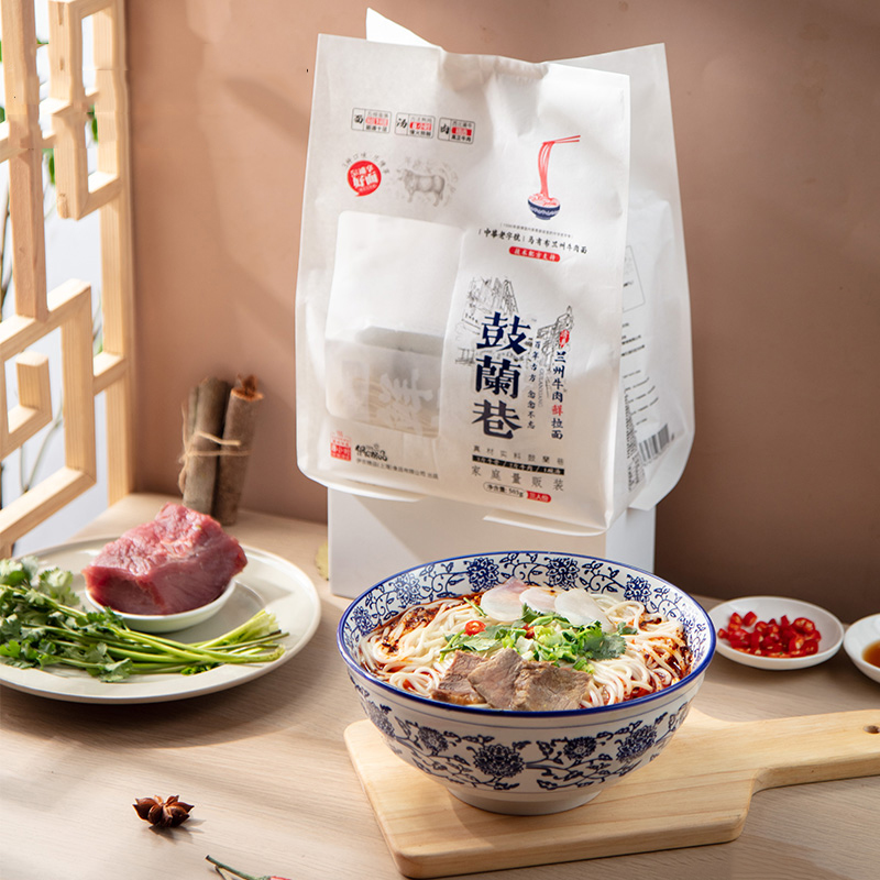 【鼓兰巷】清真兰州牛肉面量贩装503g