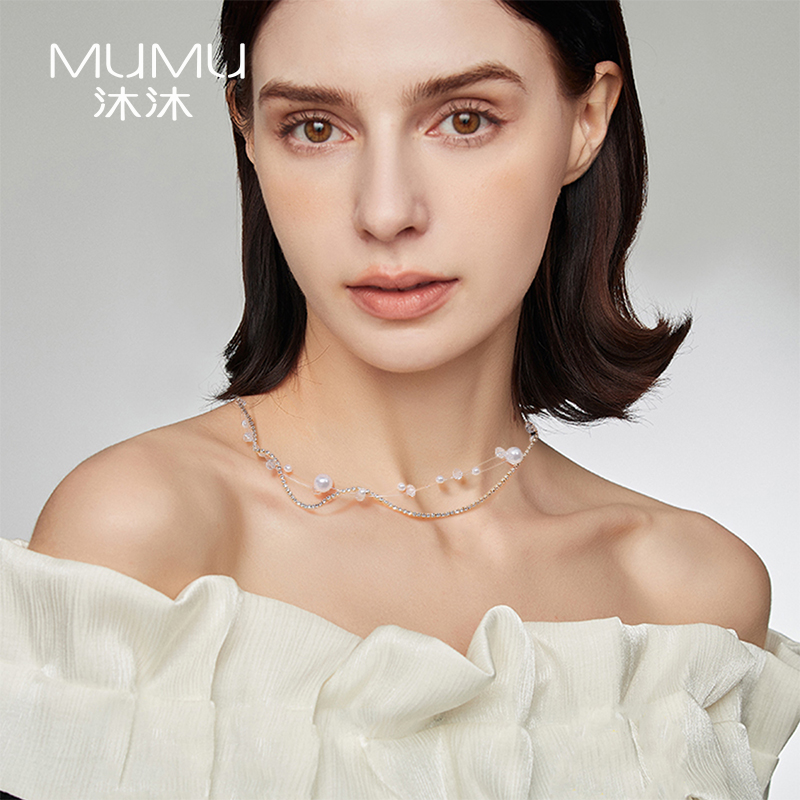 沐沐高级感锁骨链520礼物