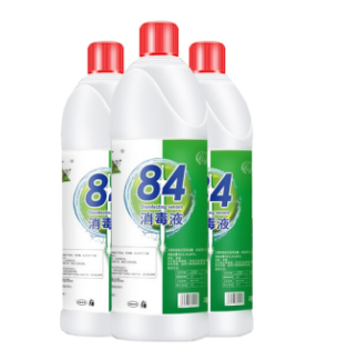 9.9元包邮！俏歌 84消毒液480ml*3瓶