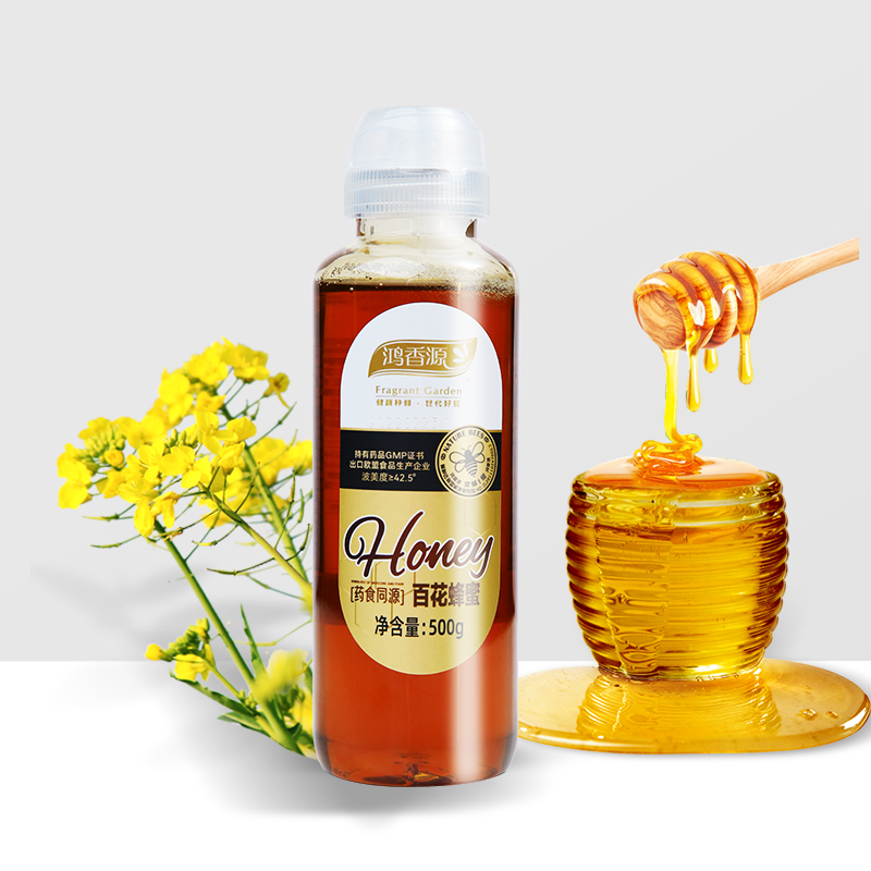 【鸿香源】药食同源天然野生蜂蜜500g
