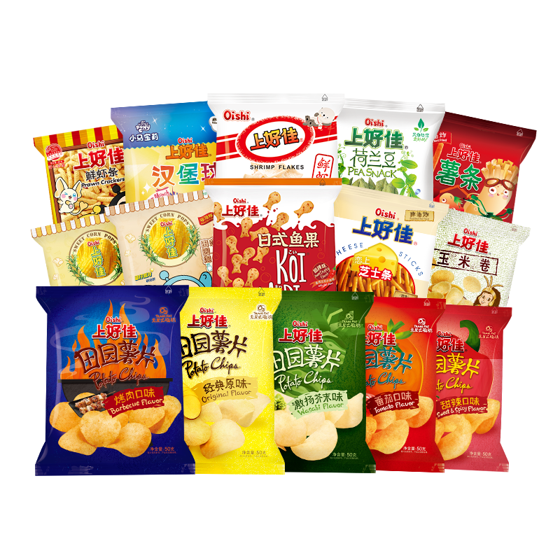 上好佳旗舰店单包膨化零食