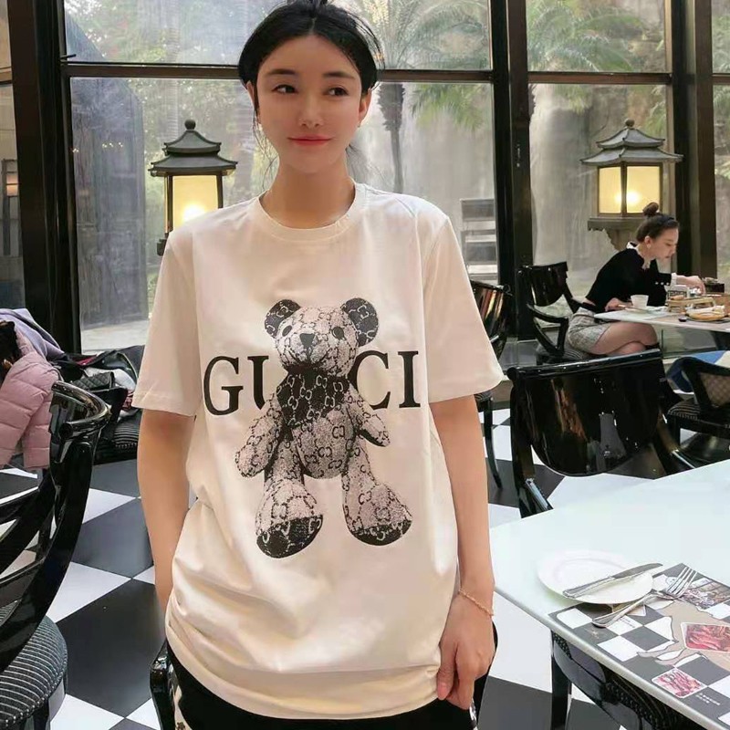 【送运费险】 GUCCI  男女同款情侣T恤