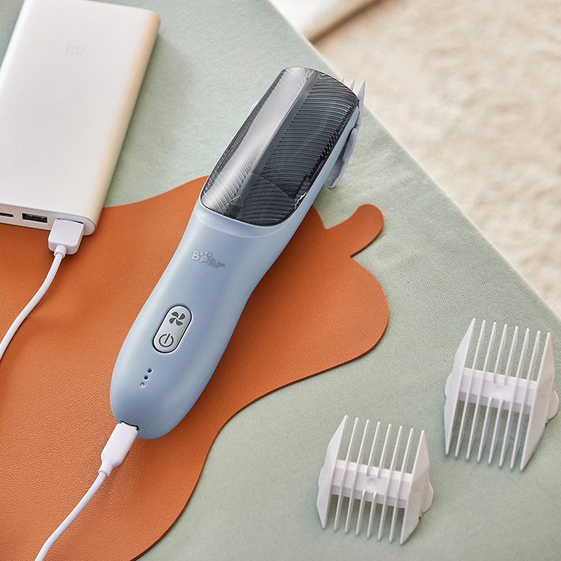 【小熊】婴儿理发器超静音自动吸发推发器