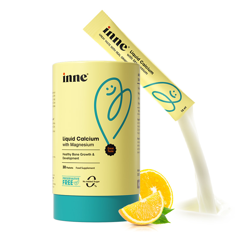 童年小金条钙镁锌inne液体钙儿童婴幼儿30条