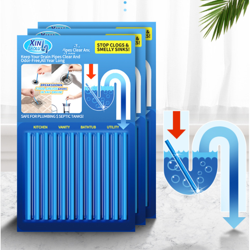 12根管道疏通棒家用厨房多功能清洁棒