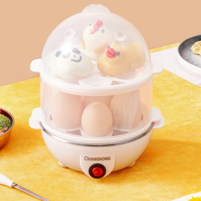 【稳定签到】长虹多功能煮蛋蒸蛋器早餐机