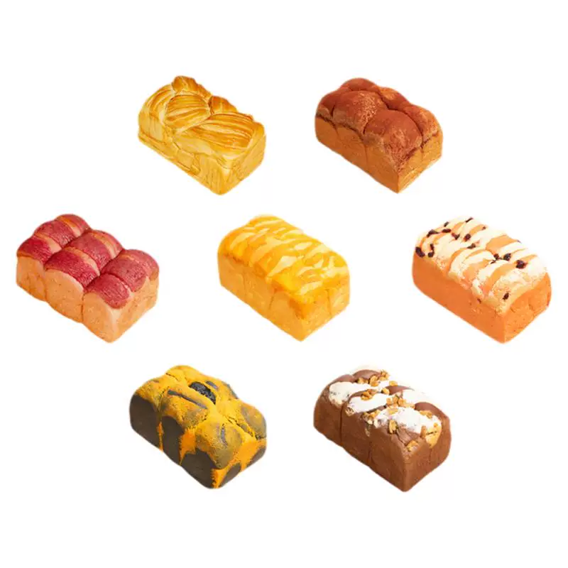 拍两件【熊治】蟹黄黑金现烤吐司300g*2袋