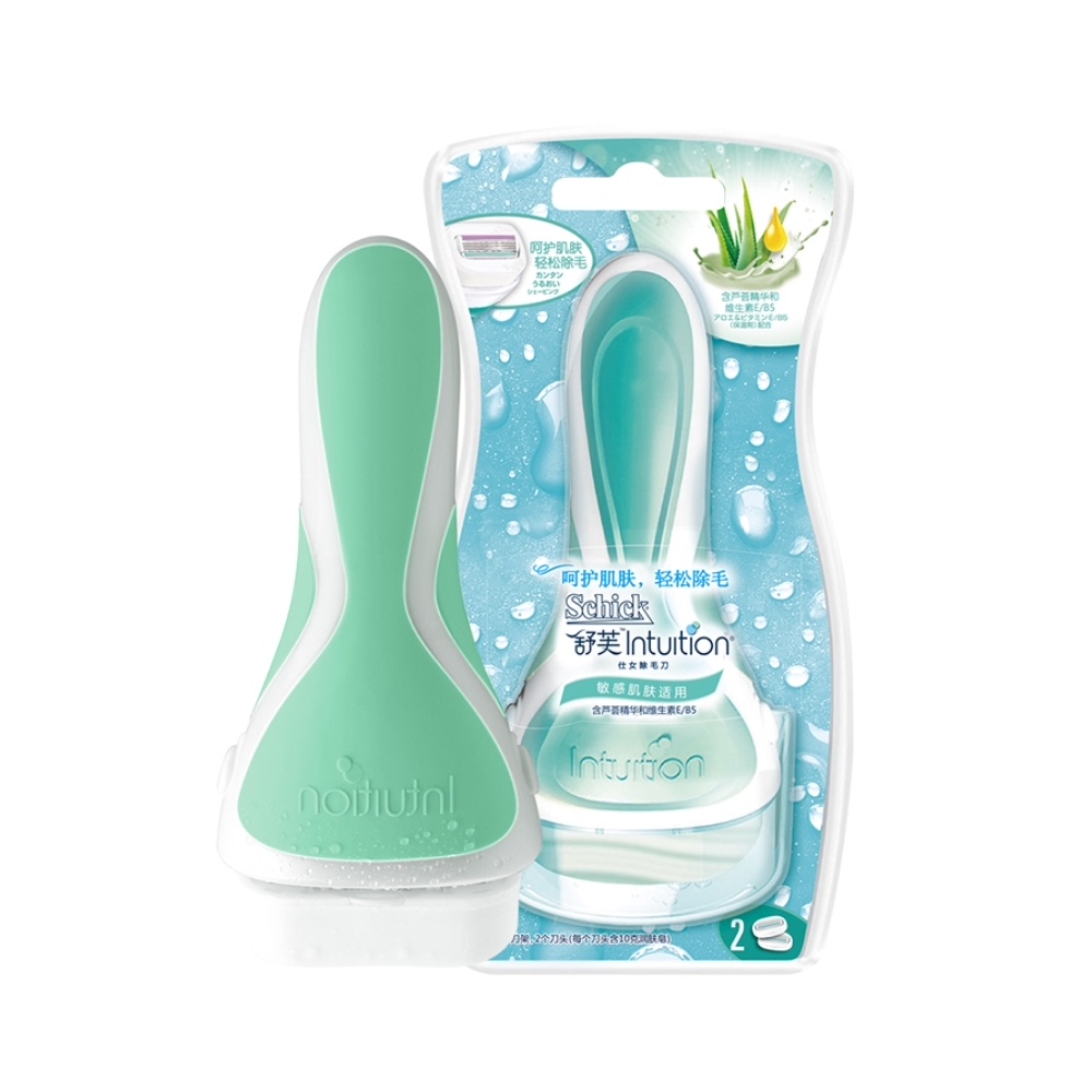 舒适舒芙敏感除毛刀1刀架2刀头