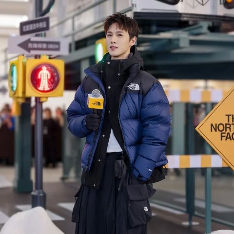 The North Face 1996 Nuptse 羽绒服 李昀锐同款