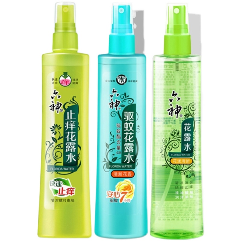 【六神花露水】喷雾型180ml*3瓶