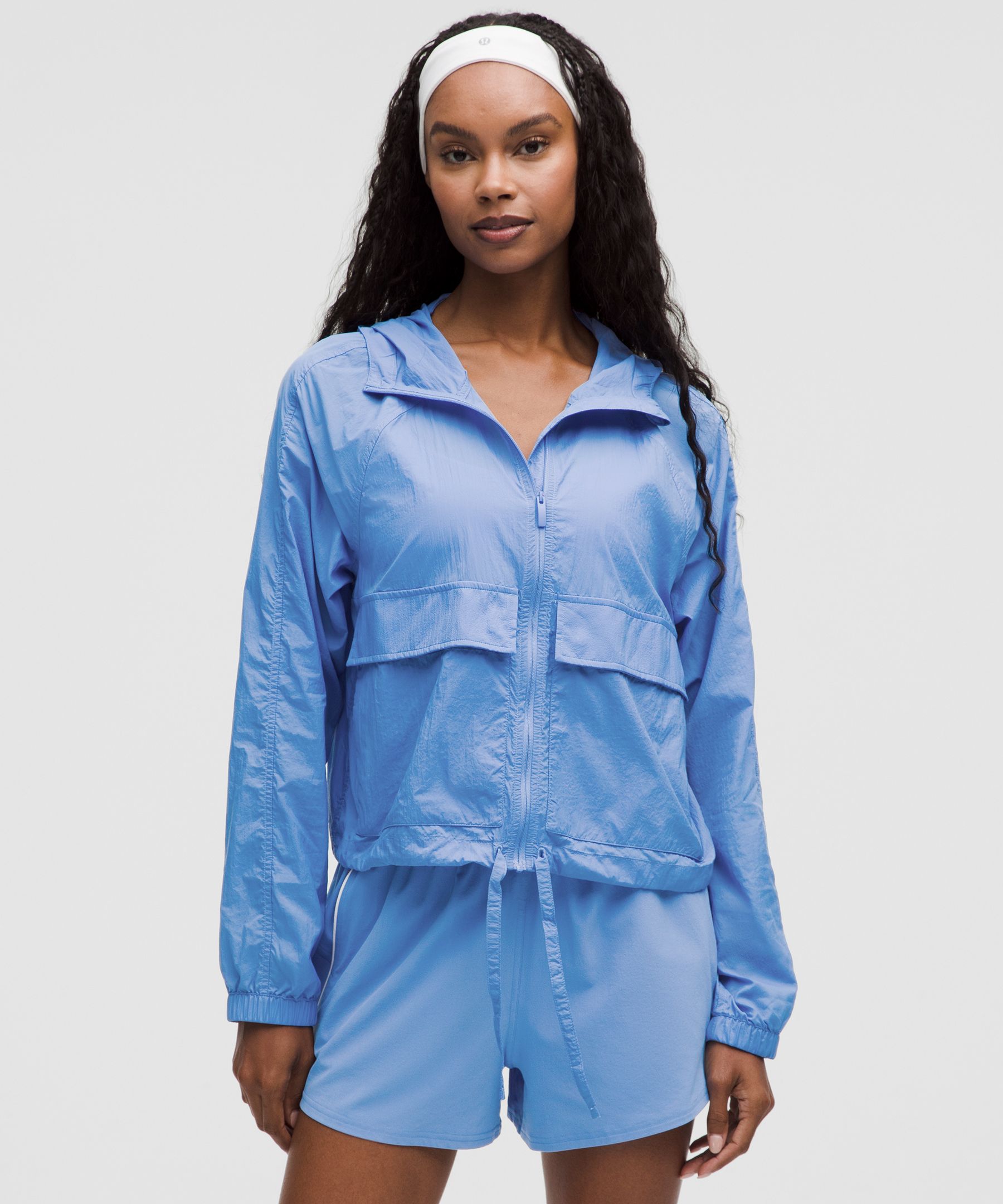 Lululemon Hood-Lite Relaxed-Fit 女士夹克 Pool Party XL