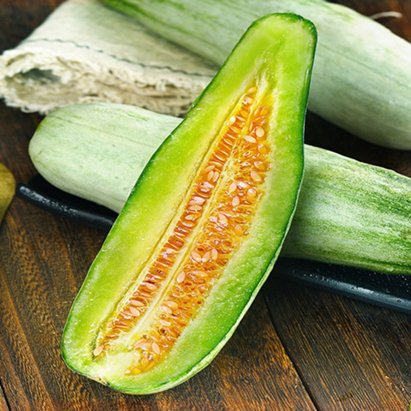 【旗舰店】羊角蜜 头茬甜瓜 现摘脆甜 带箱5斤装