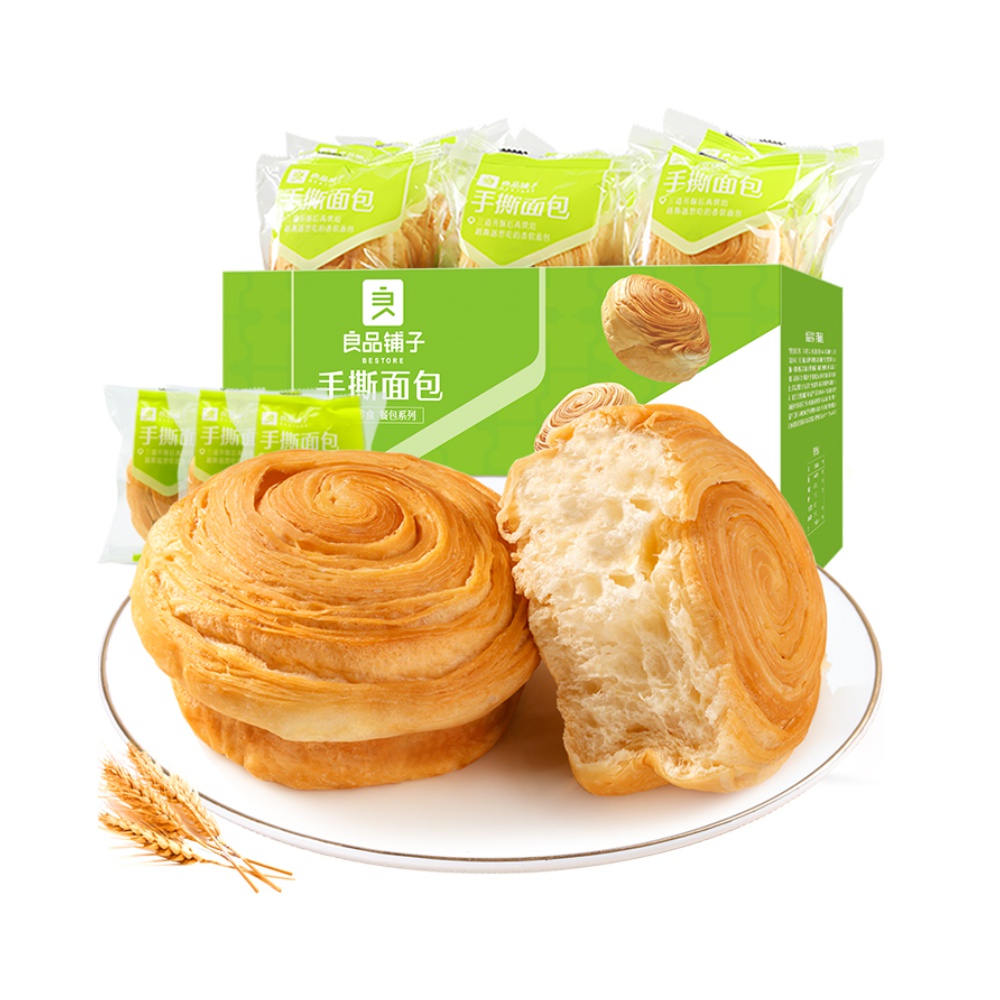 良品铺子手撕面包整箱囤货1kgx1箱