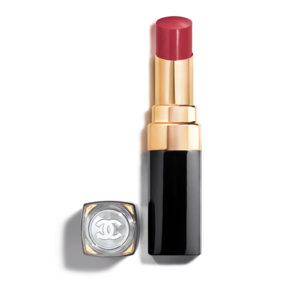 Chanel香奈儿ROUGE COCO FLASH可可小姐炫光唇膏黑金管164 - FLAME
