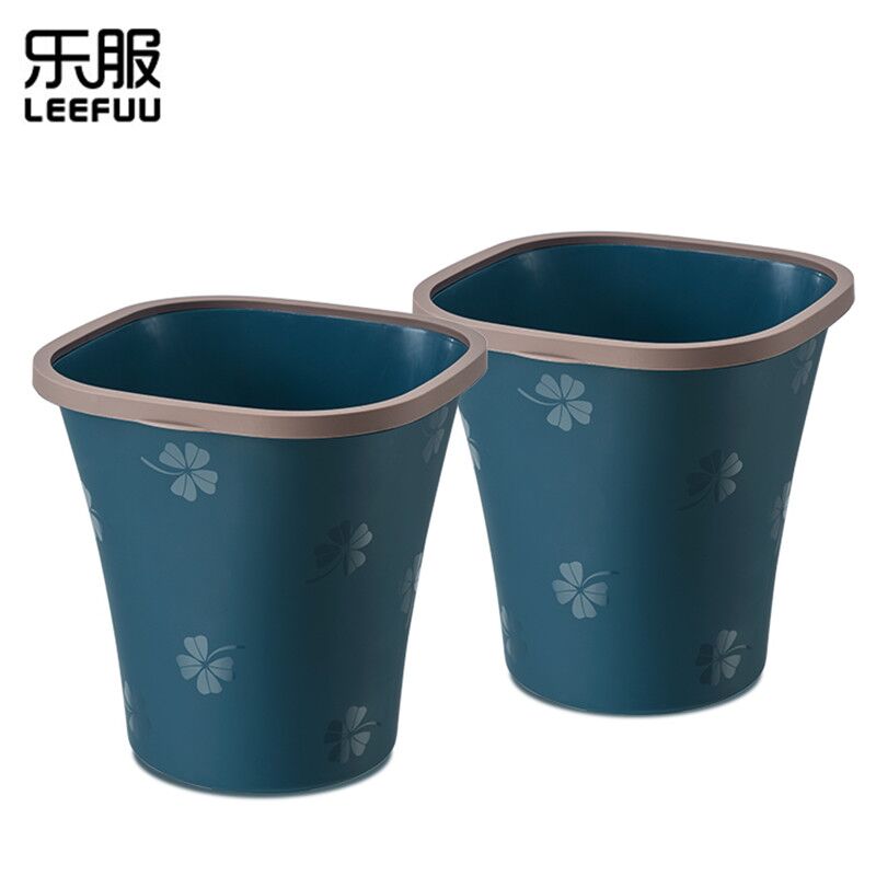 2个*12L加大！家用简约大开口垃圾桶