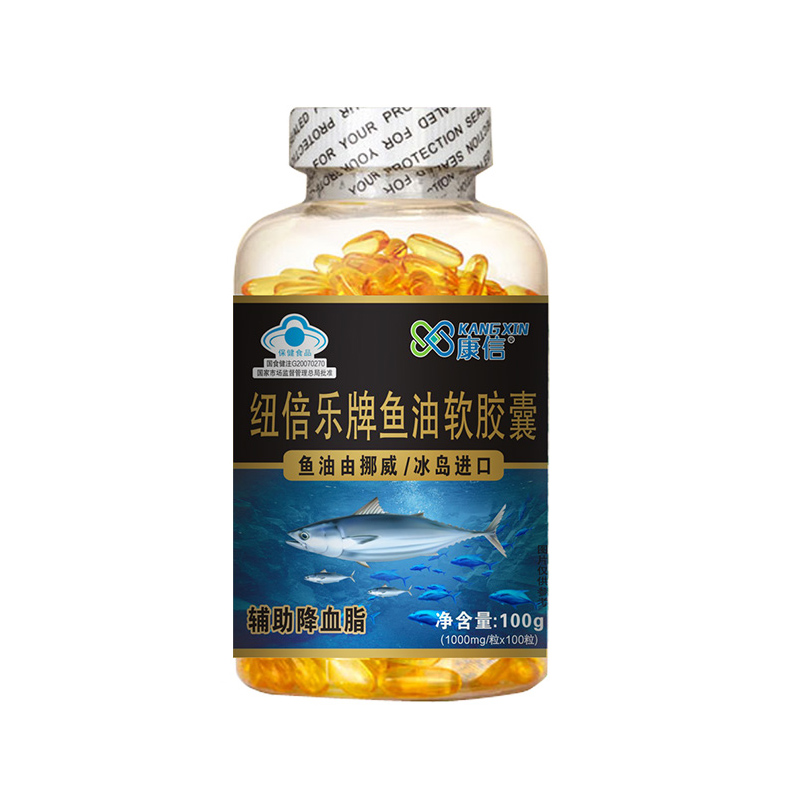 纽倍乐牌鱼油软胶襄100粒