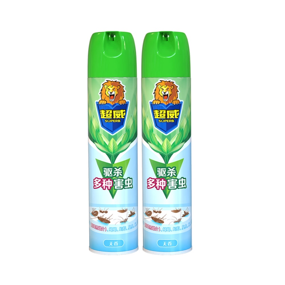 超威杀虫气雾剂无香500ml*2罐